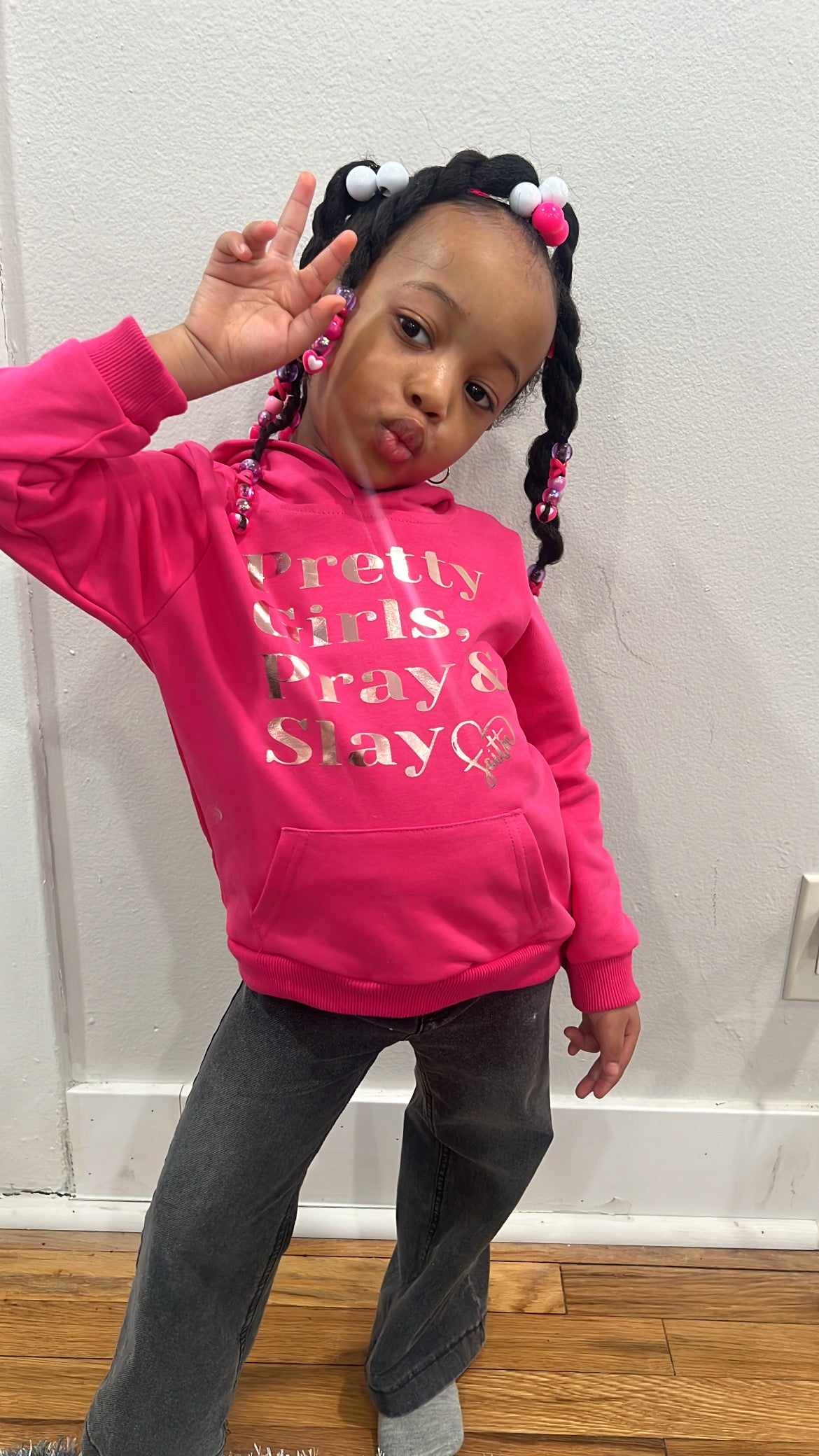 Pretty Girls Pray little girls  Hoodies