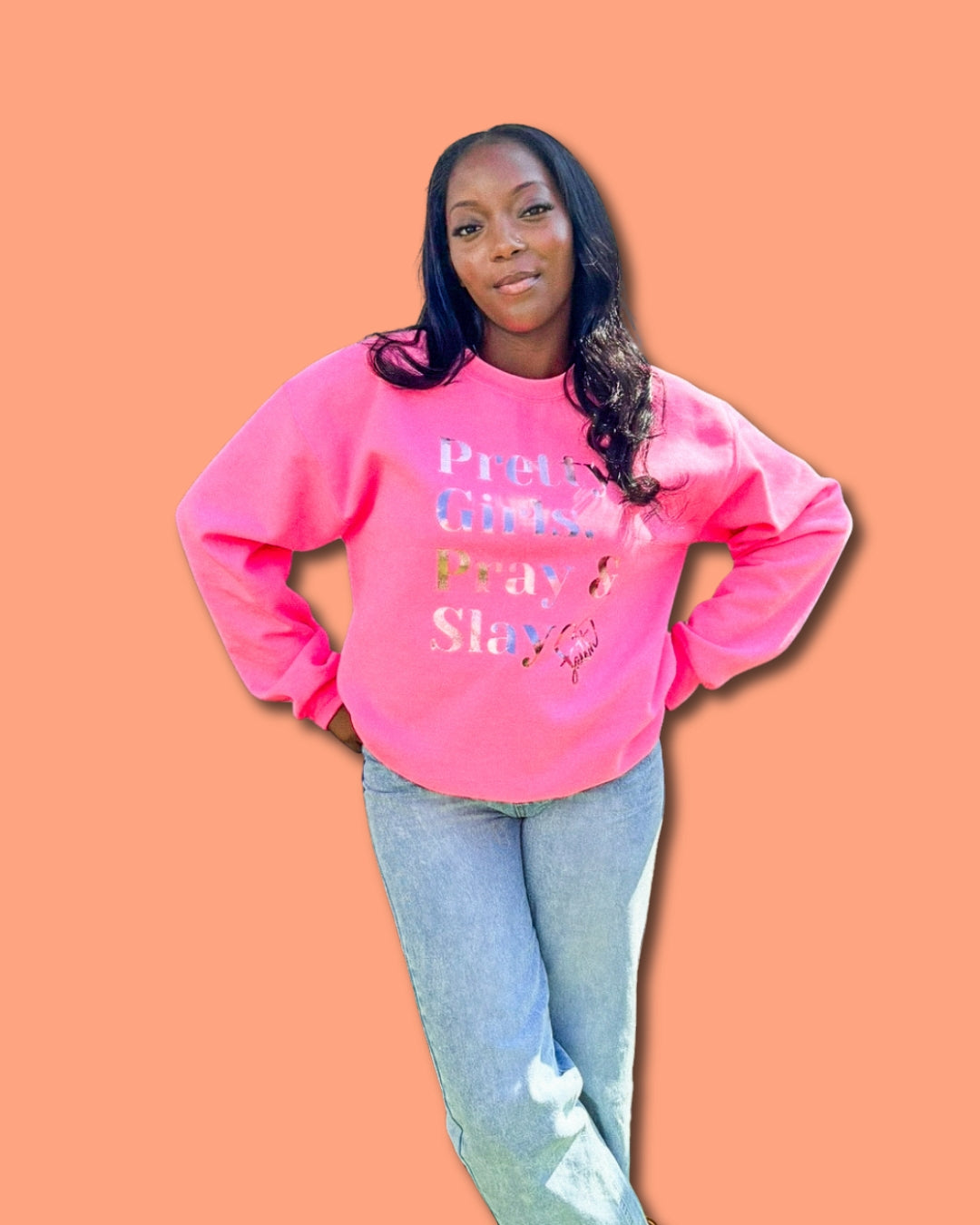 Pretty Girls Pray & Slay Fleece Crew