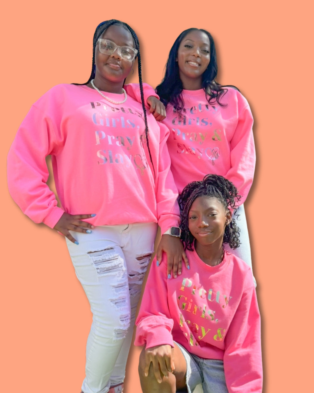 Pretty Girls Pray & Slay Fleece Crew