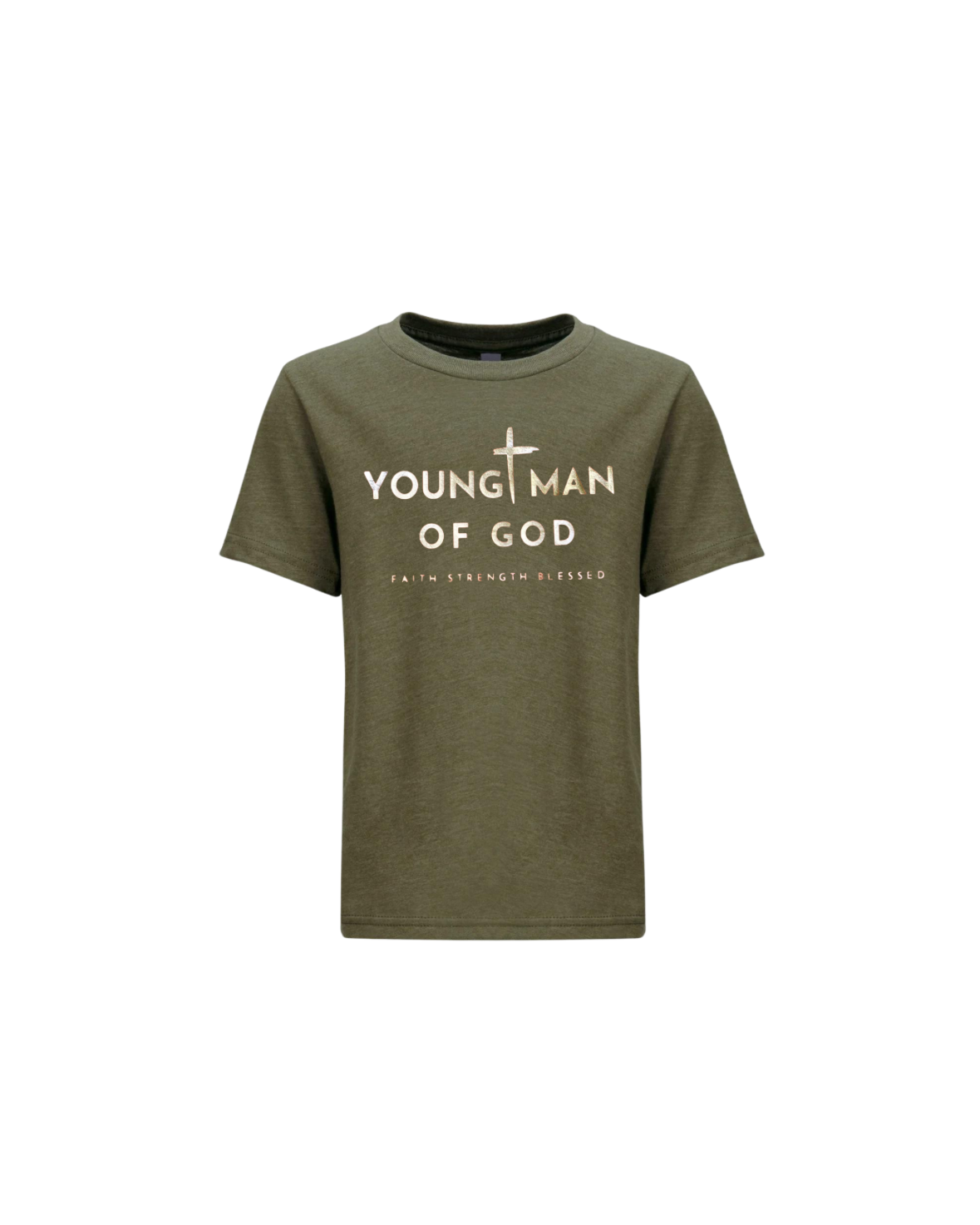 Green Tee YOUNG MAN OF GOD