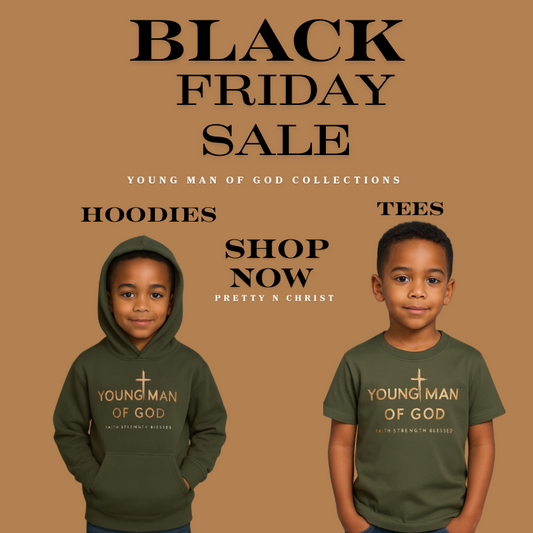 Green Young Man of God Sets (Hoodie & Tshirt)