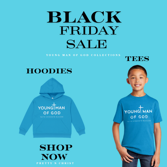 Blue Tee YOUNG MAN OF GOD