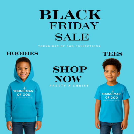 Blue hoodie young man of god