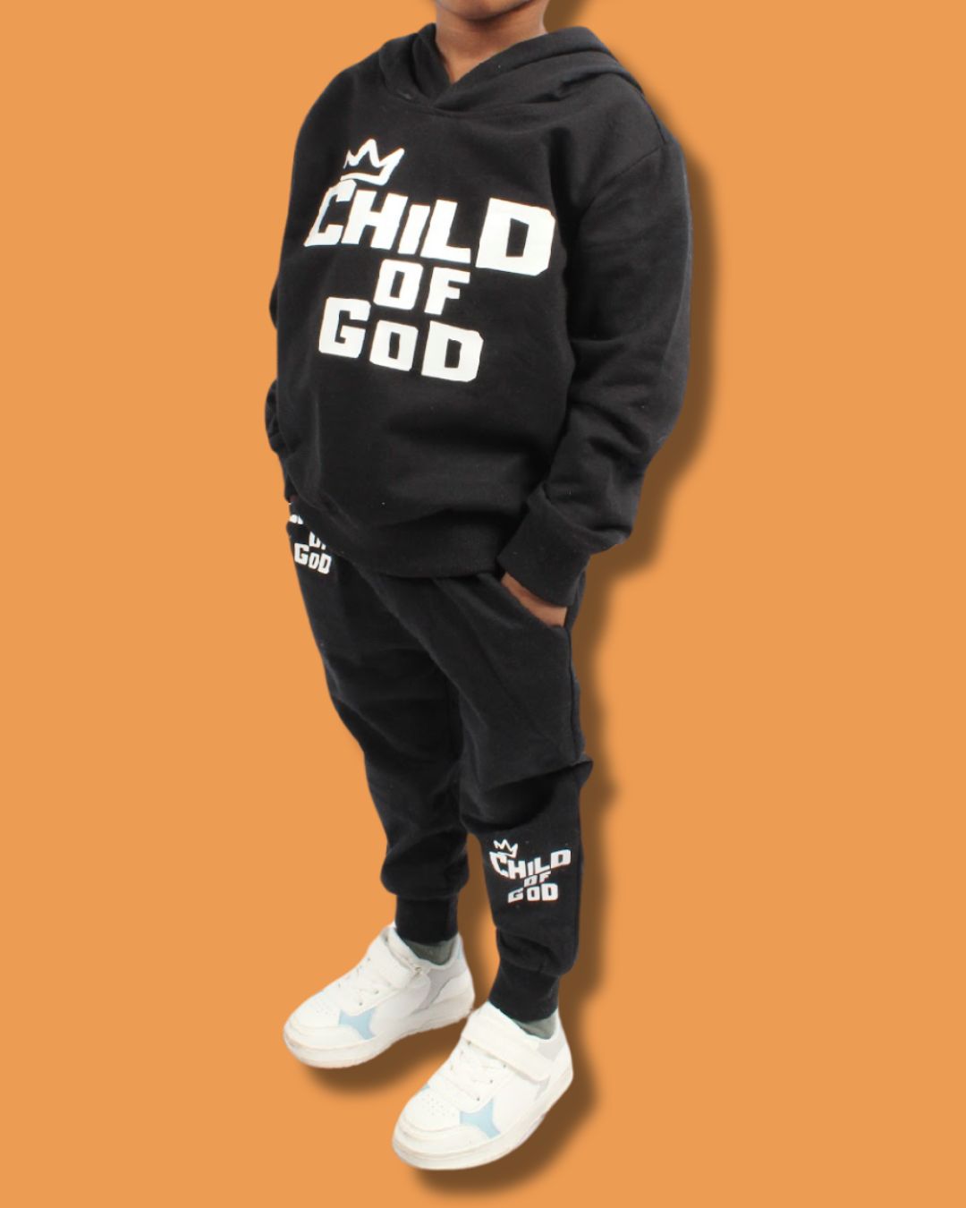 Child of God Sets Black  (Hoodie, Pants & Tee)