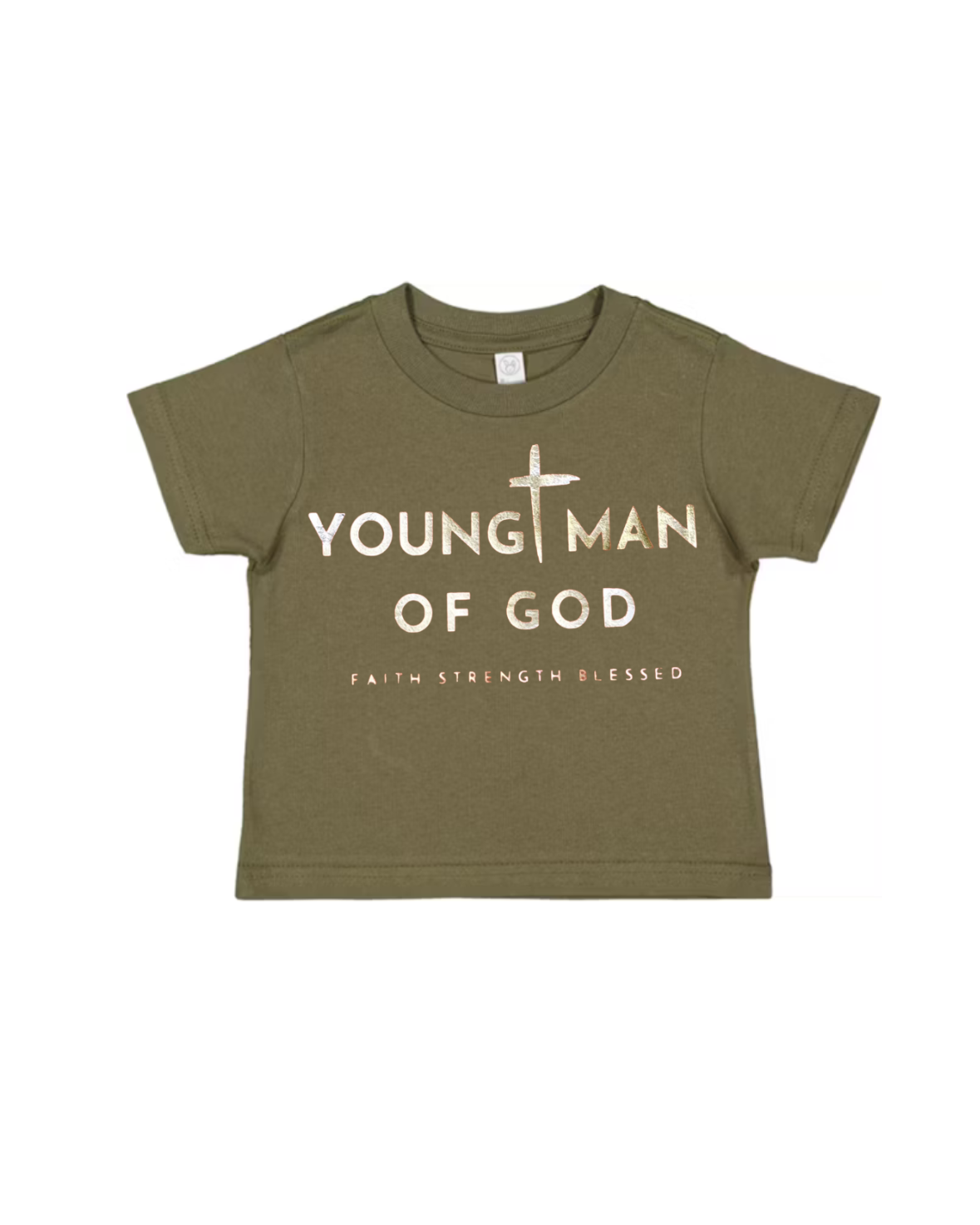 Green Tee YOUNG MAN OF GOD