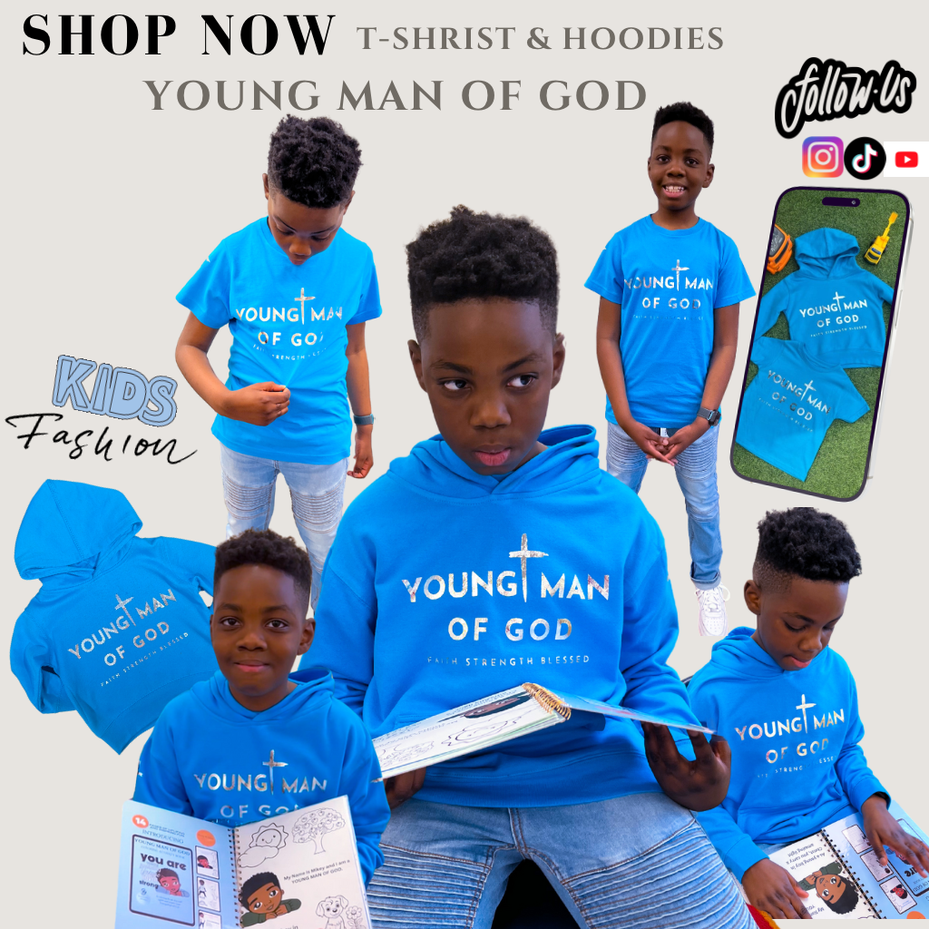 Blue Tee YOUNG MAN OF GOD