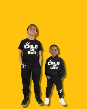 Child of God Sets Black  (Hoodie, Pants & Tee)